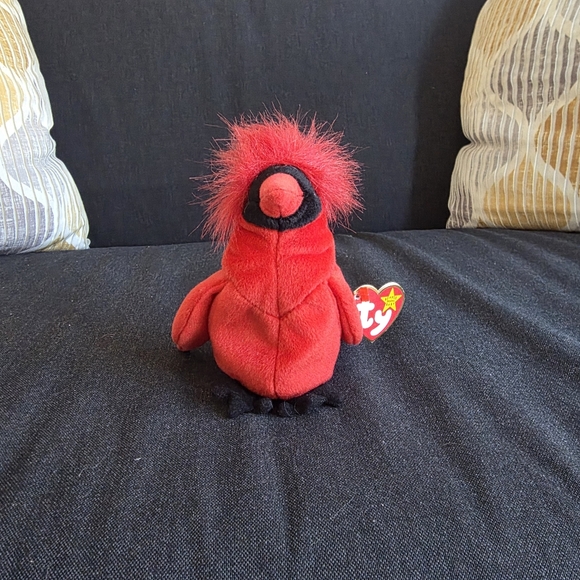 *Rare* Ty Beanie Baby Original "MAC the Cardinal" Born June 10, 1998. - Picture 2 of 4